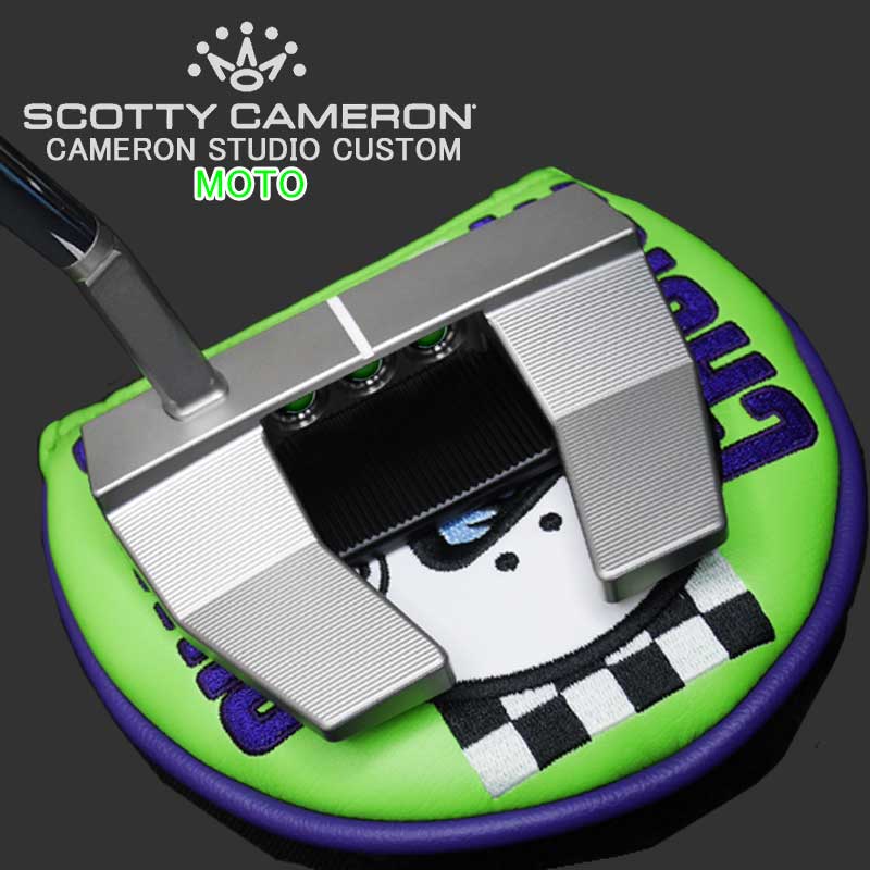 �ڥ�������MOTO���������2023 �ե���ȥ� X 5.5 �����åƥ��������󥹥����� ��������ѥ��� - ���꡼�󥫥����� �����åƥ��������� 2023 PHANTOM X 5.5 STUDIO CUSTOM PUTTER - Green SCOTTY CAMERON