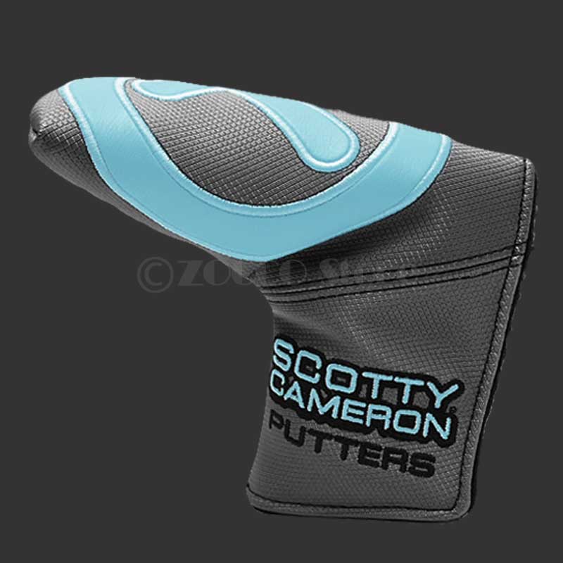 ȥꥢ T ƥեˡ쥤 ĥ꡼ إåɥС åƥ INDUSTRIAL Circle T Tour Headcover - GRAY/TIFFANY BLUE SCOTTY CAMERON