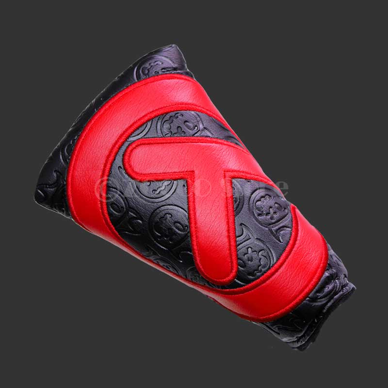 ��������ȥꥢ�� ��������T �ۥåȥإåɥϥ꡼ �ߥåɥޥ�å� �ĥ�������꡼ �إåɥ��С� - �֥�å�/��å� �����åƥ��������� Industrial Circle T Hot Head Harry Mid Mallet Tour Headcover - Black/Red SCOTTY CAMERON