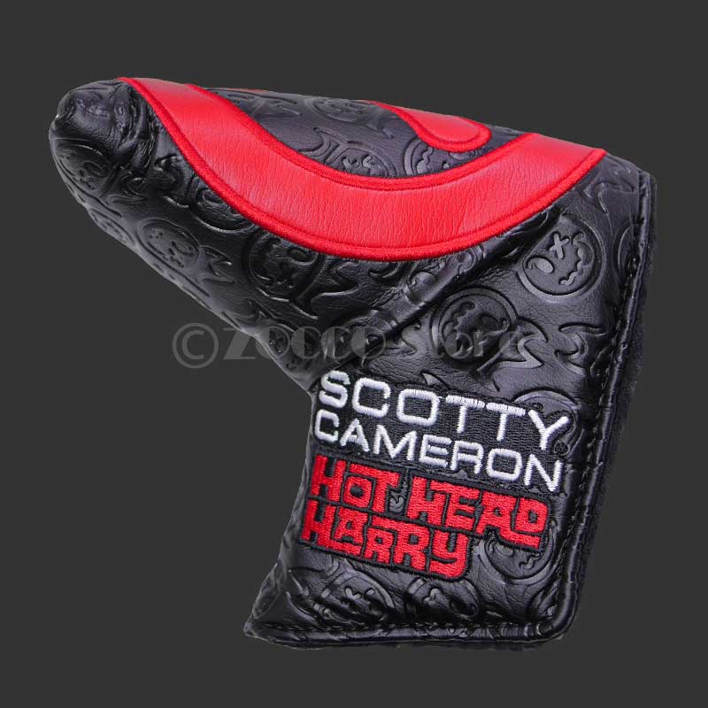 ��������ȥꥢ�� ��������T �ۥåȥإåɥϥ꡼ �ߥåɥޥ�å� �ĥ�������꡼ �إåɥ��С� - �֥�å�/��å� �����åƥ��������� Industrial Circle T Hot Head Harry Mid Mallet Tour Headcover - Black/Red SCOTTY CAMERON