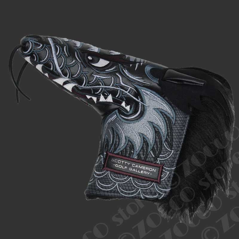 �ڷ�쥢��2024 �֥�å� �ɥ饴�� �إåɥ��С� Black Dragon Headcover �����åƥ��������� SCOTTY CAMERON�ڥ���ե���˥������꡼���ڥ�����ߥƥåɡ�
