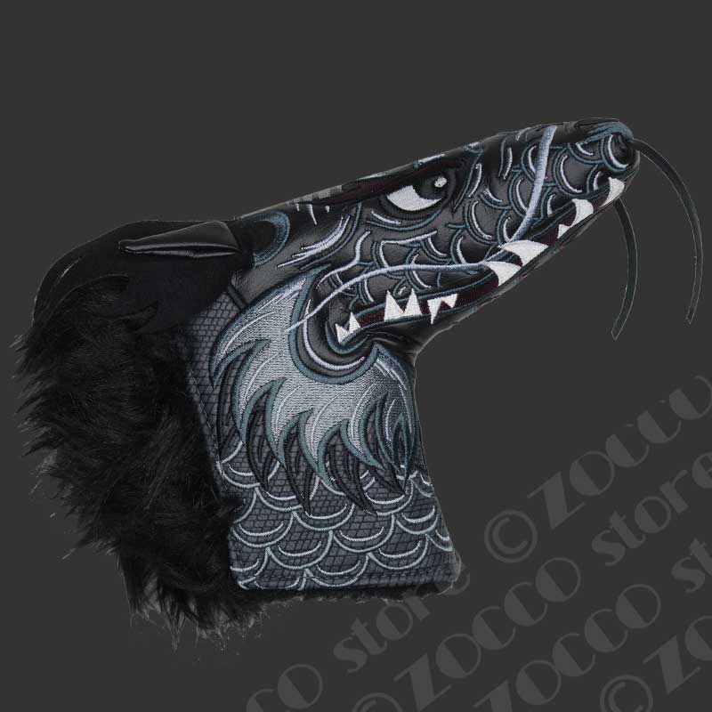 �ڷ�쥢��2024 �֥�å� �ɥ饴�� �إåɥ��С� Black Dragon Headcover �����åƥ��������� SCOTTY CAMERON�ڥ���ե���˥������꡼���ڥ�����ߥƥåɡ�