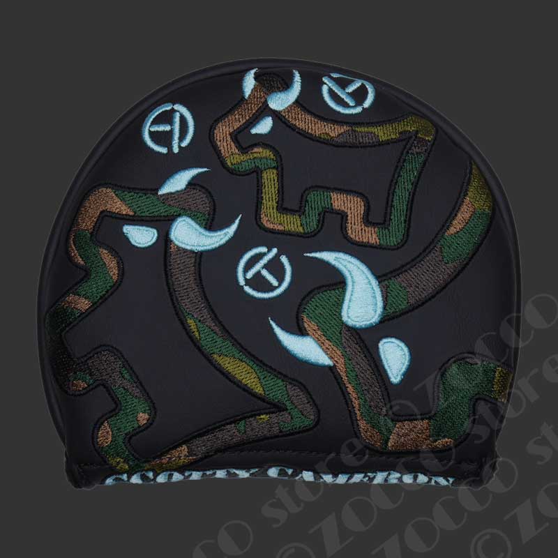 ںǿۥ󥷥 ֥ɥå T ĥ꡼ ߥåɥ饦 إåɥС - ֥å åƥ Dancing Camo Dog Circle T Mid Round Tour Headcover SCOTTY CAMERON