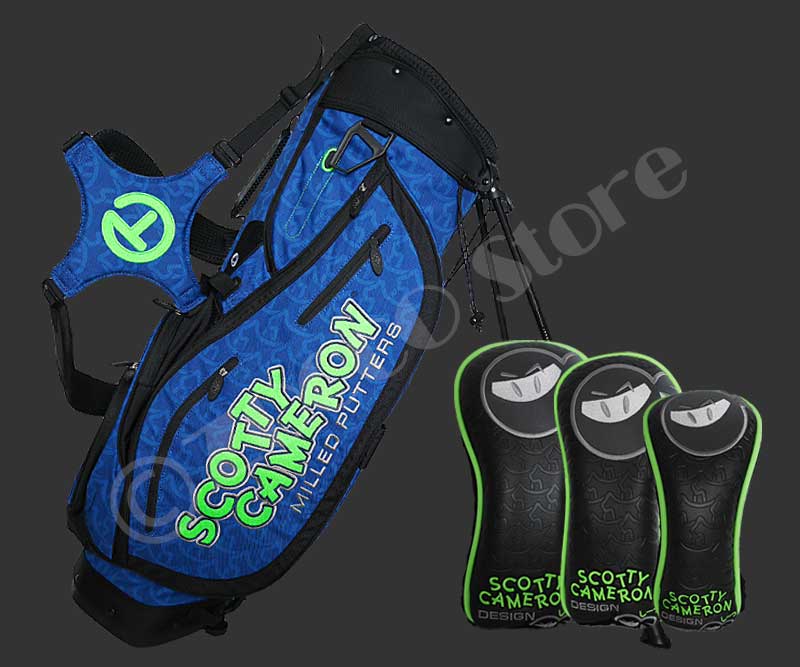 �ڥ����åƥ�ľɮ����������ۡ�250���åȸ��������ʡۥ����åƥ��ɥå��������� ������ɥХå� ���å� - �֥롼&�饤�� �����åƥ��������� SCOTTY DOG WAVE STAND BAG SET - Blue&Lime