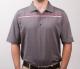 ��SALE�ۡ�S��M�������Τߺ߸ˤ����VOKEY DESIGN Limited FJ ProDry Lisle Chest Stripe Athletic Fit - Heather Charcoal �ܡ����� �ݥ������ ���쥤