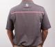 ��SALE�ۡ�S��M�������Τߺ߸ˤ����VOKEY DESIGN Limited FJ ProDry Lisle Chest Stripe Athletic Fit - Heather Charcoal �ܡ����� �ݥ������ ���쥤