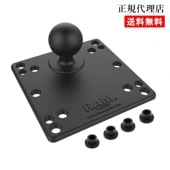 【VESAプレート 100ｘ100mm 1.5インチボール】ラムマウント RAM MOUNTS 国内正規品 RAM-246U GoPro バイク 自転車 スマホ *送料無料 車 オフロード カー用品 アメ車 ジープ ボート スノーモービル 登山 キャンプ *小型宅配便