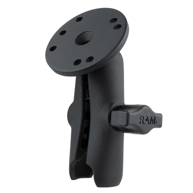 【AMPSラウンドベース＆標準アームセット （1インチ）】ラムマウント RAM MOUNTS 国内正規品 RAM-B-103U GoPro バイク 自転車 スマホ *送料無料 車 オフロード カー用品 アメ車 ジープ ボート スノーモービル 登山 キャンプ *小型宅配便