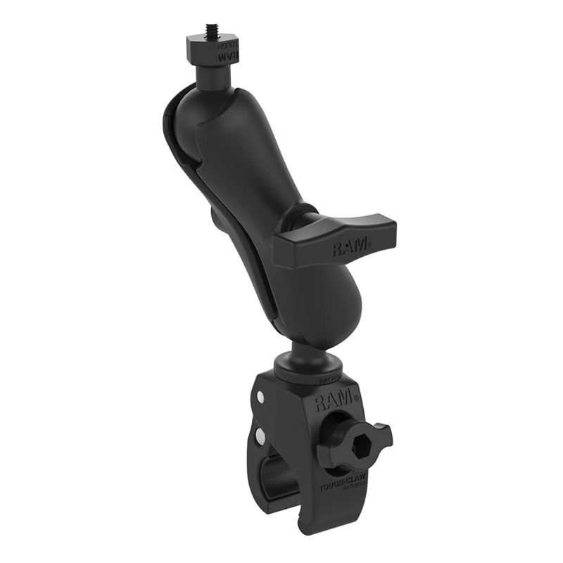 【Tough-Ball カメラマウント 小型クランプベース付】ラムマウント RAM MOUNTS 国内正規品 RAM-400-2025U GoPro バイク 自転車 スマホ *送料無料 車 オフロード カー用品 アメ車 ジープ ボート スノーモービル 登山 キャンプ *小型宅配便