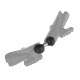 【アーム連結ボール1.5インチボール】ラムマウント RAM MOUNTS 国内正規品 RAM-230U GoPro バイク 自転車 スマホ *送料無料 車 オフロード カー用品 アメ車 ジープ ボート スノーモービル 登山 キャンプ *小型宅配便
