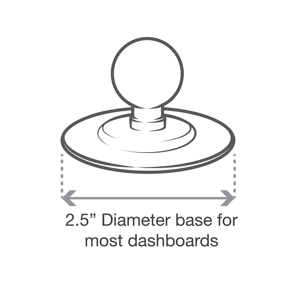 【両面テープベース 粘着面径63.5mm 1インチボール】ラムマウント RAM MOUNTS 国内正規品 RAP-B-378U GoPro バイク 自転車 スマホ *送料無料 車 オフロード カー用品 アメ車 ジープ ボート スノーモービル 登山 キャンプ *小型宅配便