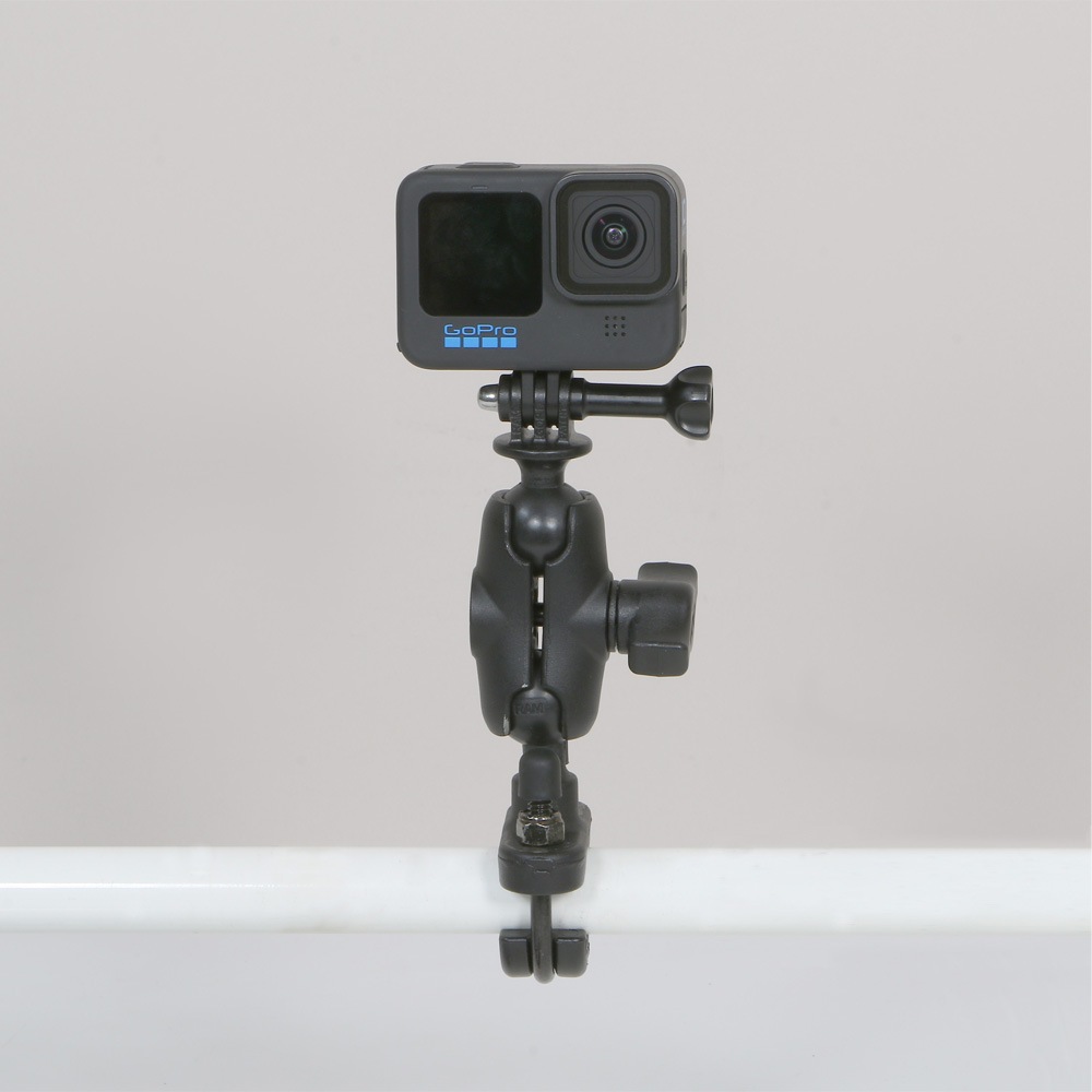 【パイプRAMマウントS】ラムマウント RAM MOUNTS 国内正規品 RAM-149ZAGOP1 GoPro バイク 自転車 スマホ *送料無料 車 オフロード カー用品 アメ車 ジープ ボート スノーモービル 登山 キャンプ *小型宅配便