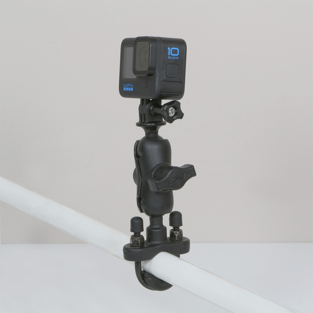 【パイプRAMマウントS】ラムマウント RAM MOUNTS 国内正規品 RAM-149ZAGOP1 GoPro バイク 自転車 スマホ *送料無料 車 オフロード カー用品 アメ車 ジープ ボート スノーモービル 登山 キャンプ *小型宅配便