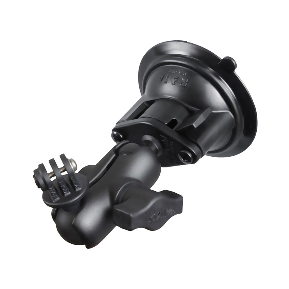 【サクションカップRAMマウントS】ラムマウント RAM MOUNTS 国内正規品 RAM-B166AGOP1 GoPro バイク 自転車 スマホ *送料無料 車 オフロード カー用品 アメ車 ジープ ボート スノーモービル 登山 キャンプ *小型宅配便