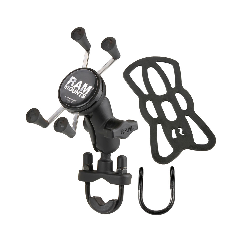 【Ｘ-グリップパイプRAMマウント】ラムマウント RAM MOUNTS 国内正規品 RAM-B149Z-UN7 GoPro バイク 自転車 スマホ *送料無料 車 オフロード カー用品 アメ車 ジープ ボート スノーモービル 登山 キャンプ *小型宅配便