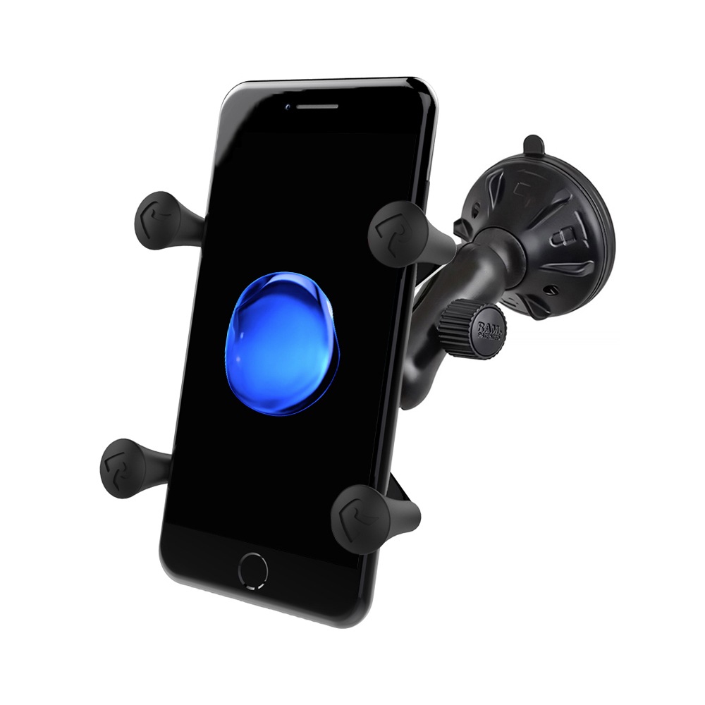 【X-グリップミニサクションカップRAMマウント】ラムマウント RAM MOUNTS 国内正規品 RAP-B1662-UN7 GoPro バイク 自転車 スマホ *送料無料 車 オフロード カー用品 アメ車 ジープ ボート スノーモービル 登山 キャンプ *小型宅配便