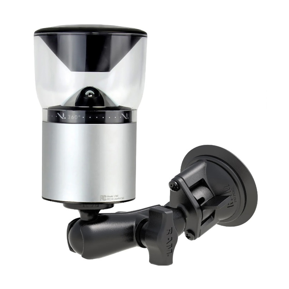 【カメラアダプター＆ツイストロック サクションベースセット(Mサイズ)】ラムマウント RAM MOUNTS 国内正規品 RAM-B224-366U GoPro バイク 自転車 スマホ *送料無料 車 オフロード カー用品 アメ車 ジープ ボート スノーモービル 登山 キャンプ *小型宅配便