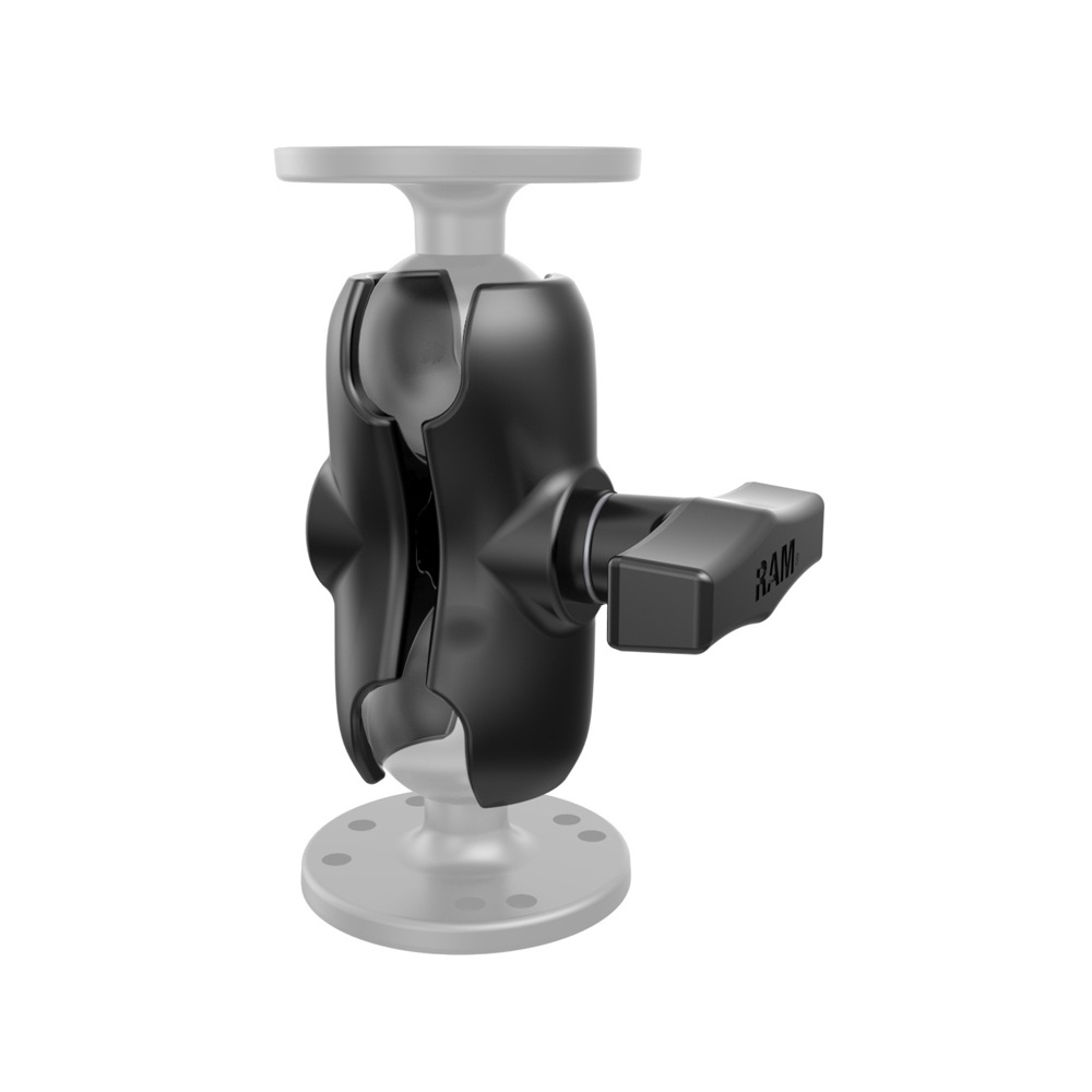 【ダブルソケットアーム S 1.5インチ】ラムマウント RAM MOUNTS 国内正規品 RAM-201UB GoPro バイク 自転車 スマホ *送料無料 車 オフロード カー用品 アメ車 ジープ ボート スノーモービル 登山 キャンプ *小型宅配便