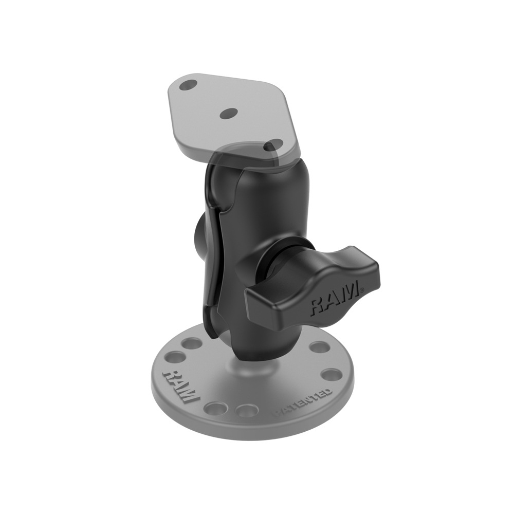 【ダブルソケットアーム S(アルミ)】ラムマウント RAM MOUNTS 国内正規品 RAM-B201U-A GoPro バイク 自転車 スマホ *送料無料 車 オフロード カー用品 アメ車 ジープ ボート スノーモービル 登山 キャンプ *小型宅配便