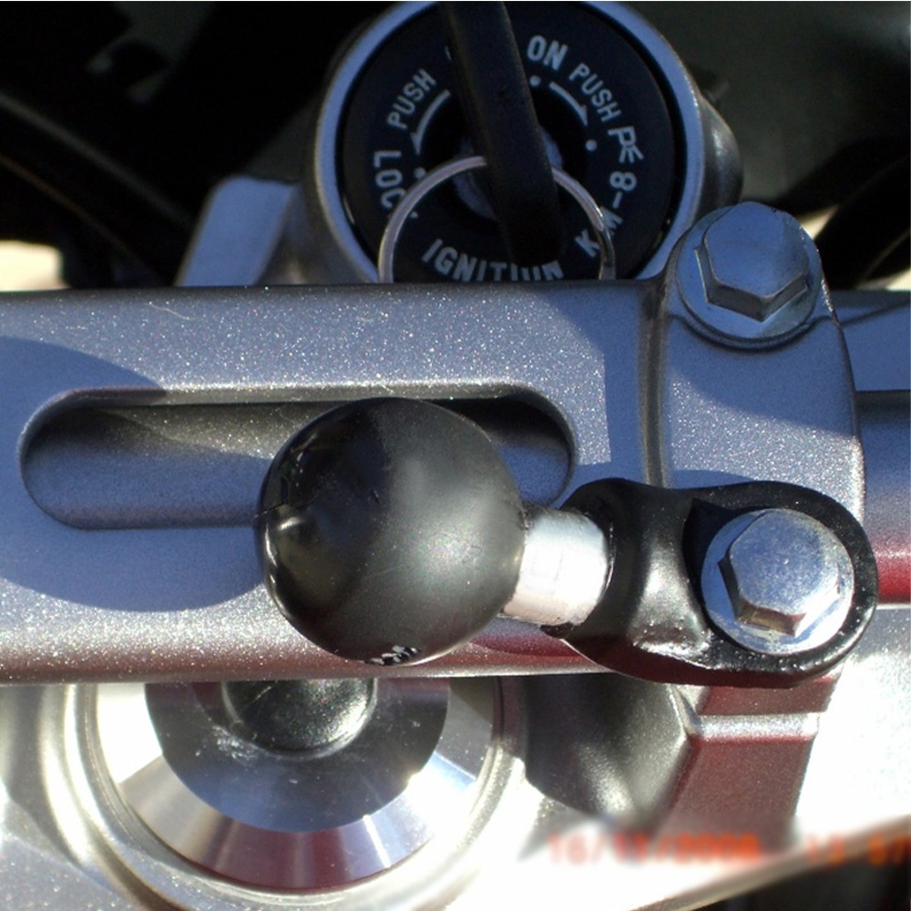 【ミラーベースA（アングル）】ラムマウント RAM MOUNTS 国内正規品 RAM-B272U GoPro バイク 自転車 スマホ *送料無料 車 オフロード カー用品 アメ車 ジープ ボート スノーモービル 登山 キャンプ *小型宅配便