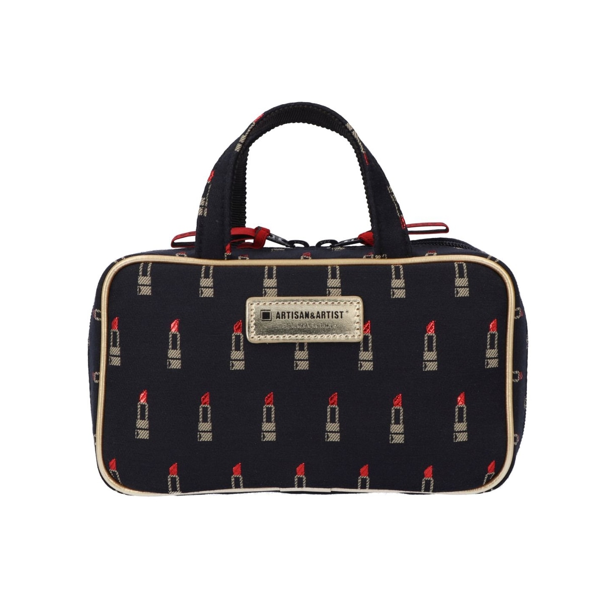 新商品】ハンドル付きミニマム・ポーチ ヴァリアント・ルージュ 5WP