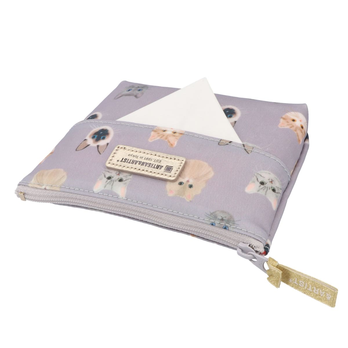 オンライン限定 マルチユースなティッシュポーチ ウィスカー