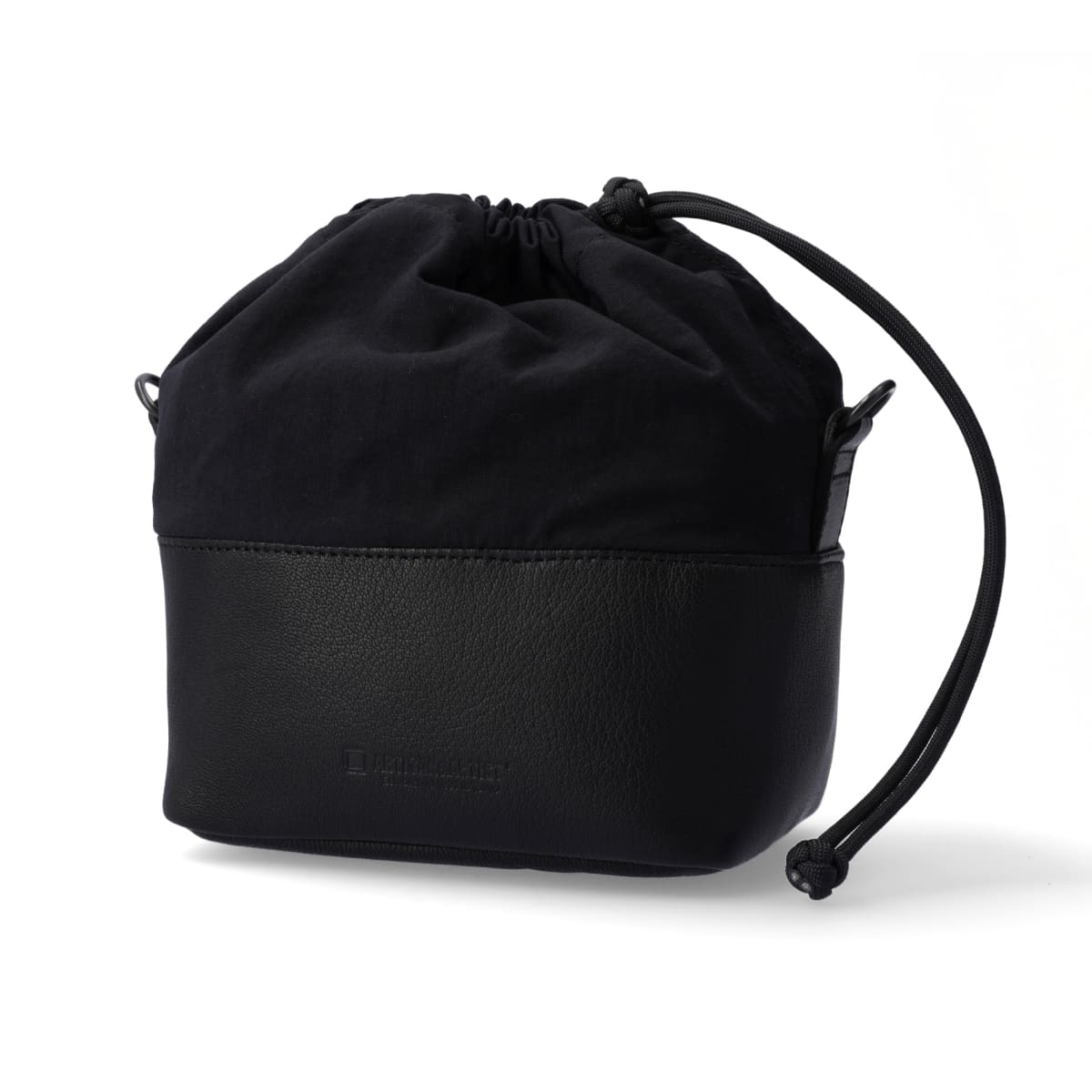 クロスボディーカメラポーチ レザー＆ファブリック ACAM-CP210