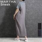 【MARTHA】マーサ★バックプリーツポロワンピース＜メーカー希望小売価格￥10,340＞[16861]【4800円以上送料無料】