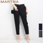 送料無料【MARTHA】マーサ●テーパードプリーツパンツ[26361]