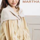 【MARTHA】マーサ●リサイクルウール三角スカーフ[26359]【メール便可】