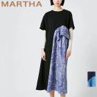 【MARTHA】マーサ●プリント切り替えワンピース[26342]