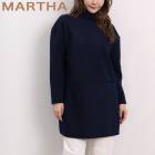【MARTHA】マーサ●キルティング風ハイネックトップス[16993]【