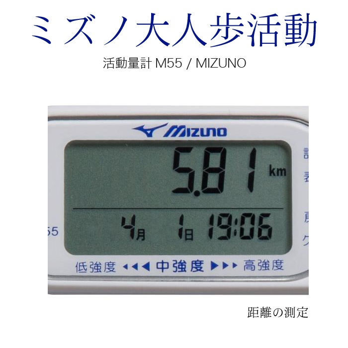 メール便送料無料 訳あり ミズノ 活動量計m55 C3jmw701 万歩計 歩数計 健康グッズ ヘルスケア ウォーキング Mizuno Tv通販で大人気 7685 メール便可 完売商品 アパレル 雑貨 Lfo