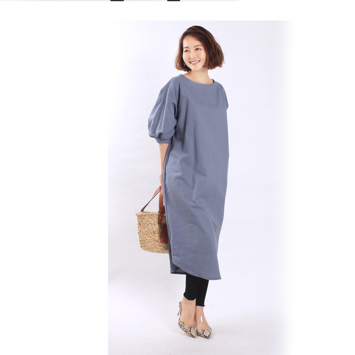 2wayウエストリボン付きコクーンワンピース ウエストリボンでフレアワンピに コットン リネンの涼しい生地を使用 メール便可 すべての商品 Lfo