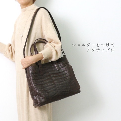 クロコダイル CROCODILE バッグ ハンドバッグ トートバッグ マット  