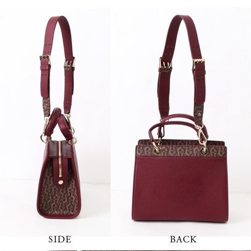 送料無料 【AIGNER】3WAY ハンドバッグ☆アイグナー モノグラム 斜 