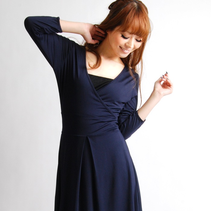 Martha マーサ カシュクールジャージーワンピース Lサイズ有り メーカー希望小売価格 9 504 6108 ワンピース Marthaワンピース Lfo