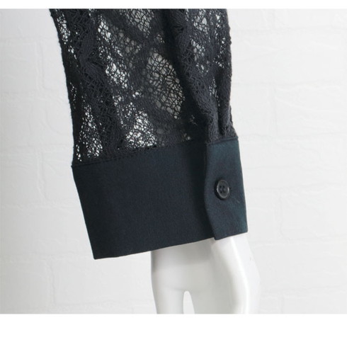 レースブラウスワンピース ワンピース レース ブラウス 羽織り 薄手 長袖 透け感 ロング丈 膝下 ひざ下 上着 レディース ワンピース 大人 上品 大きいサイズ L Ss ワンピース マキシワンピース Lfo