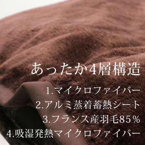 送料無料 訳あり メタルウォーム 敷カバー フランス産 ホワイトダック