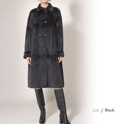 送料無料 ウィーゼル ファー リアルファー 毛皮 リバーシブル ファー