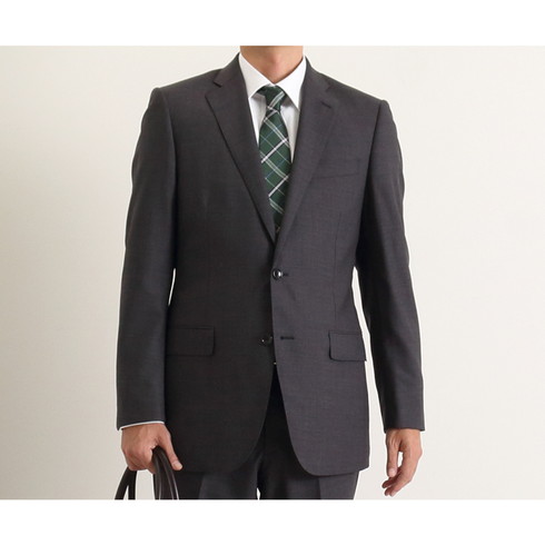 送料無料 訳あり レナウン Renown Instinkt メンズスーツ グレー 無地 ビジネス オフィス 通勤 おしゃれ アジャスター付きパンツ レギュラースーツ 2つボタン ノータック 大きいサイズ A5 A6 Ab4 Ab5 Ab6 Ab7 4 5 6 7 Y4 Y5 Y6 Y7 399