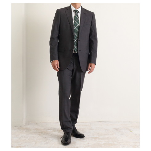 送料無料 訳あり レナウン Renown Instinkt メンズスーツ グレー 無地 ビジネス オフィス 通勤 おしゃれ アジャスター付きパンツ レギュラースーツ 2つボタン ノータック 大きいサイズ A5 A6 Ab4 Ab5 Ab6 Ab7 4 5 6 7 Y4 Y5 Y6 Y7 399