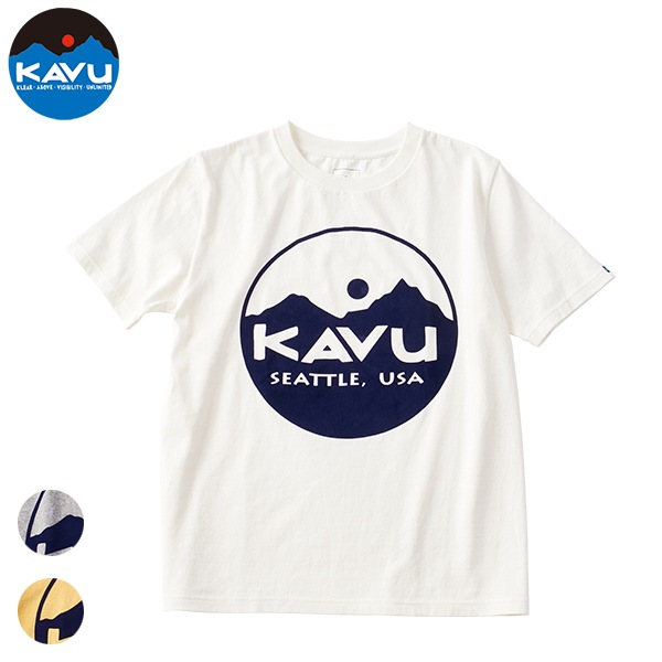 カブー メンズ サークルロゴTシャツ