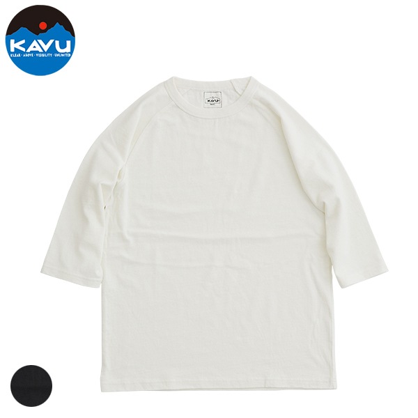 カブー メンズ ソリッドベースボールTシャツ