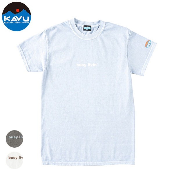 カブー メンズ ショートスリーブビジーリビンTシャツ