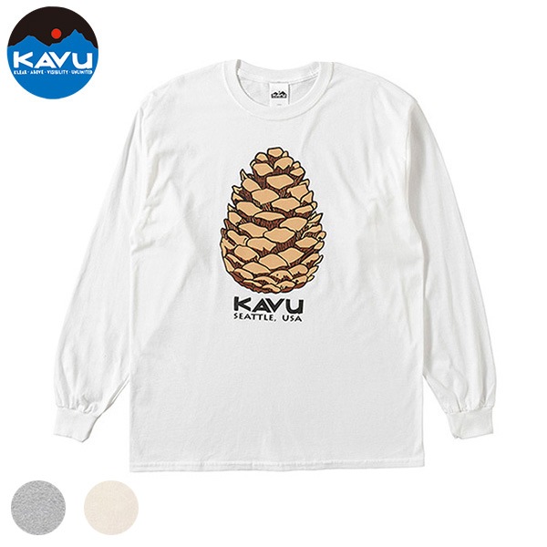 カブー メンズ パインコーンロングスリーブTシャツ