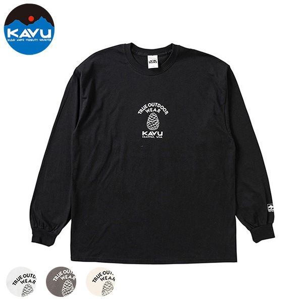 カブー メンズ ミニパインコーンロングスリーブTシャツ