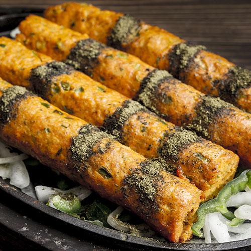 チキンシークカバブ (2 ピース) Chicken Seekh Kebabi 冷凍便