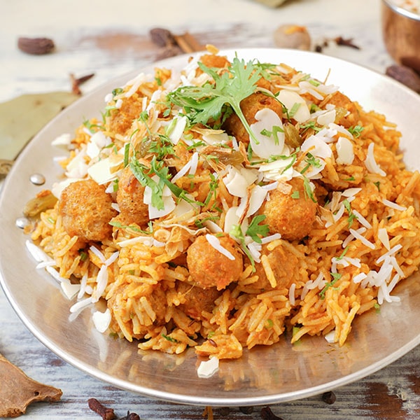 ソヤビーンビリヤーニ 300gSoya Bean Biryani 冷凍ビリヤニ