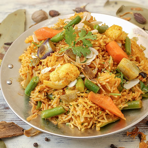 ベジタブルビリヤーニ 200g 単品 冷凍ビリヤニ インド料理店直送 インド料理店直送 Vegetable Biryani【即日発送は午前9:30】